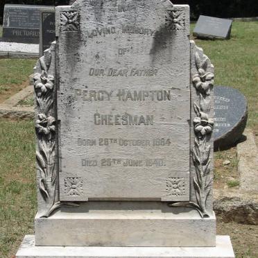 CHEESMAN Percy Hampton 1884-1940