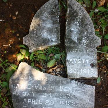 GRAVETT Aletta -1913 :: VENTER A.M.E., van de 1874-1932