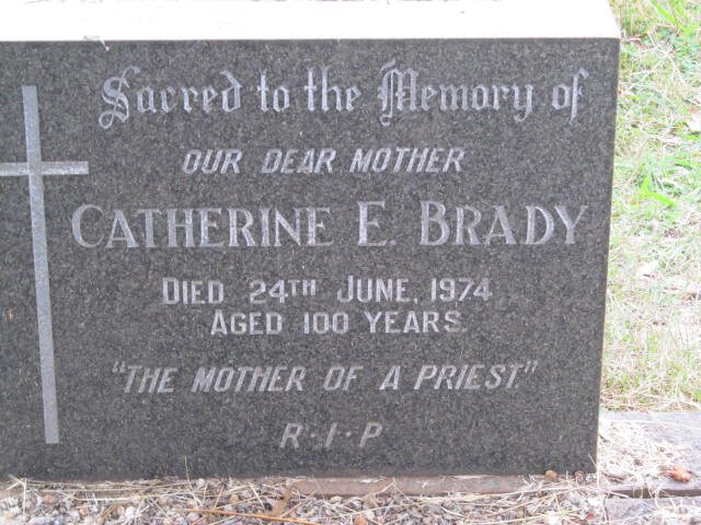 BRADY Catherine E. -1974