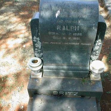 BRITZ Ralph 1928-1961