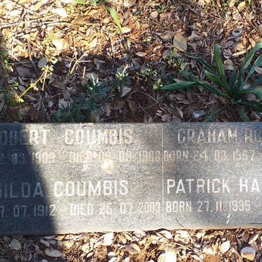 COUMBIS Robert 1909-1988 & Hilda 1912-2003 :: LEFF Graham Robert 1967-1967 :: LEFF Patrick Harold 1935-2005 