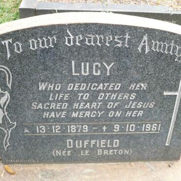 DUFFIELD Lucy nee LE BRETON 1879-1961 :: TREURNICH Agnes, HYAMS nee LE BRETON -19?? :: HYAMS Louis G. 1918-1987