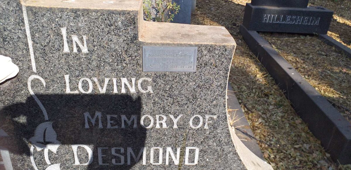 EARDLY Isobel Aletta 1924-2019