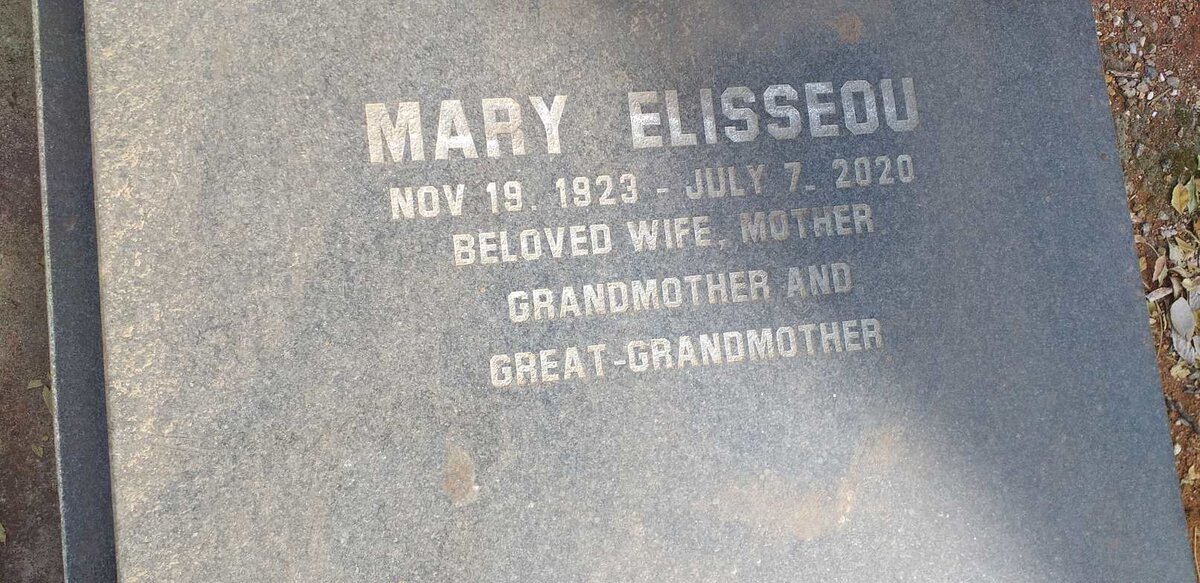 ELISSEOU Nicolas 1912-1987 & Mary 1923-2020 _3