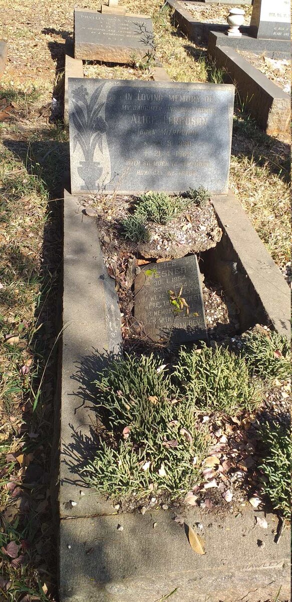 FERGUSON Alice nee MITROVICH 1930-1969 :: WESNER Alice 1954-1984 _1