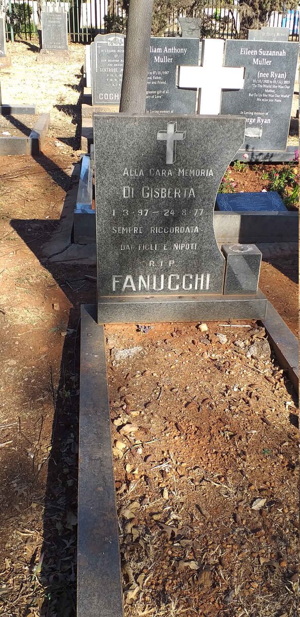 FANUCCHI Di Gisbertha 1897-1977