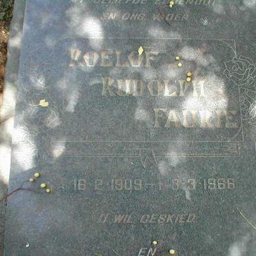 FAURIE Roelof Rudolph 1909-1966