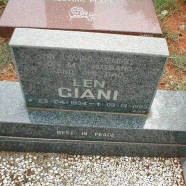 GIANI Len 1934-1993