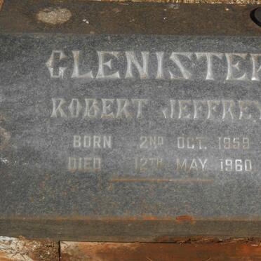 GLENISTER Robert Jeffrey 1959-1960