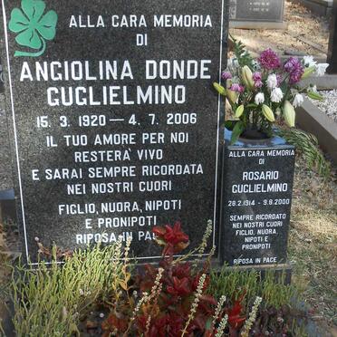 GUGLIELMINO Rosario 1914-2000 :: GUGLIELMINO Angiolina Donde 1920-2006