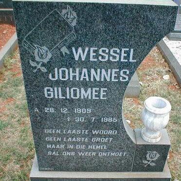 GILIOMEE Wessel Johannes 1909-1985