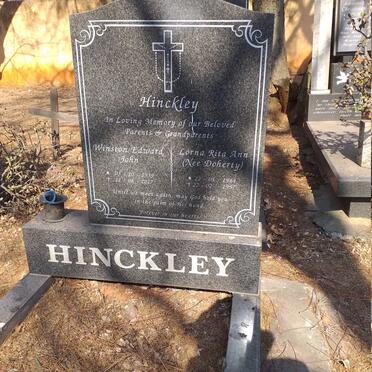HINCKLEY Winston Edward John 1939-2017 & Lorna Rita Ann DOHERTY 1944-1997
