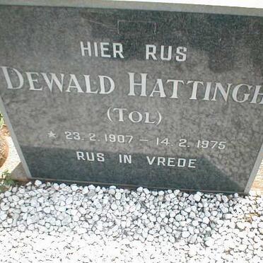 HATTINGH Dewald 1907-1975