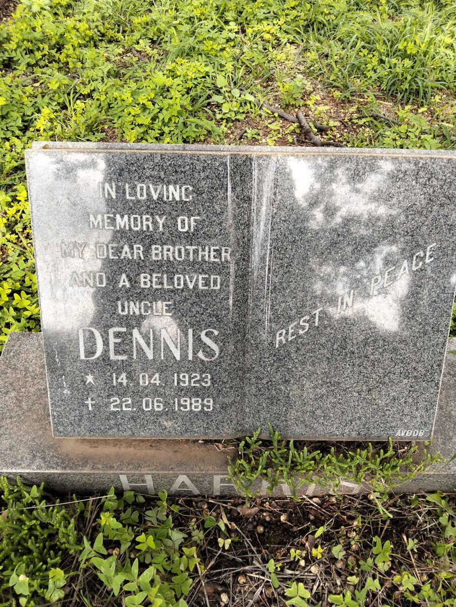 HARRIS Dennis 1923-1989