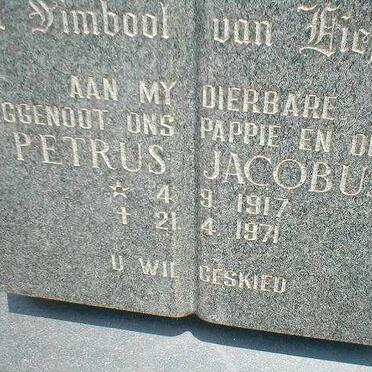 JOUBERT Petrus Jacobus 1917-1971