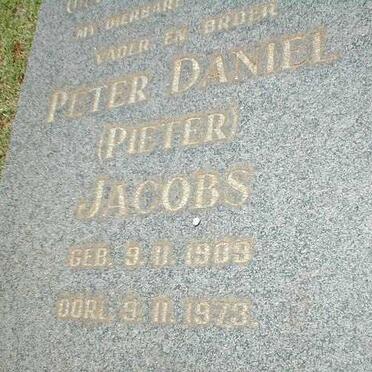 JACOBS Pieter Daniel 1909-1973