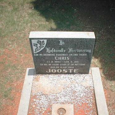 JOOSTE Chris 1940-1981