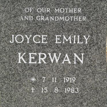 KERWAN Joyce Emily 1919-1983