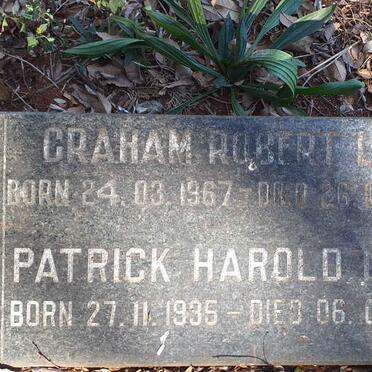 LEFF Graham Rupert 1967-1967 :: LEFF Patrick Harold 1935-2005 