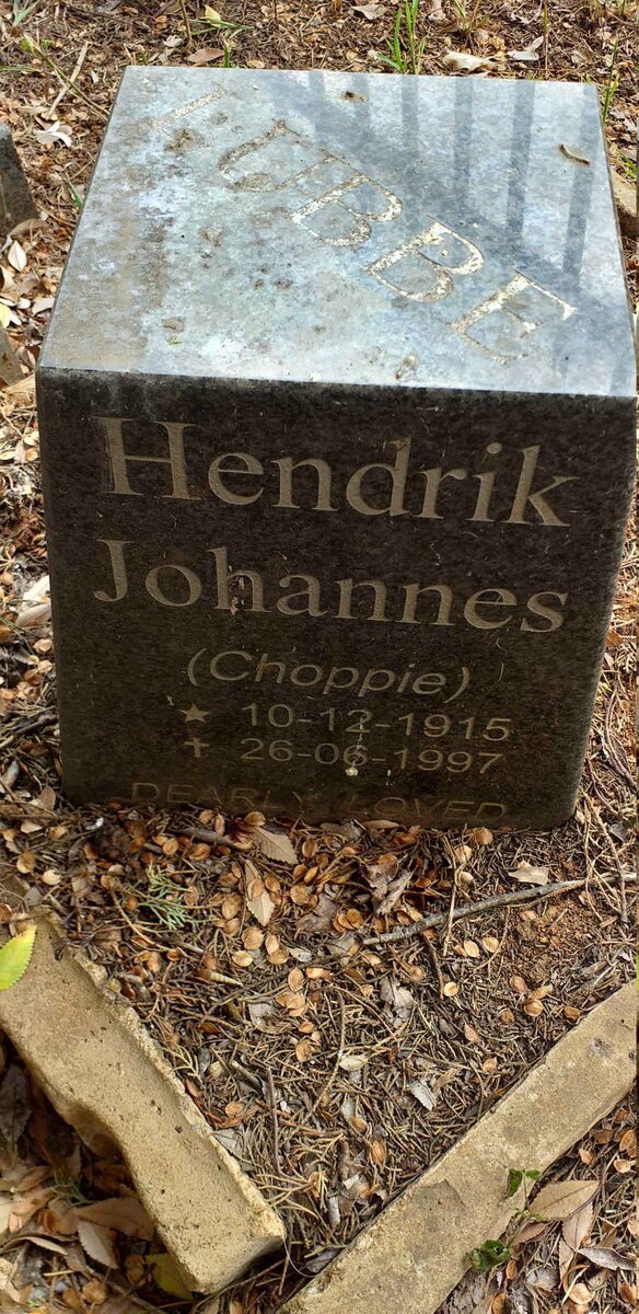 LUBBE Hendrik Johannes 1915-1997 _2