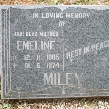 MILEY Emeline 1905-1974