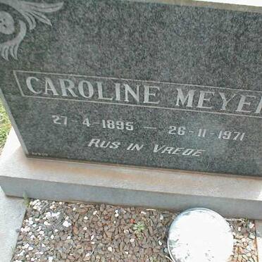 MEYER Caroline 1895-1971