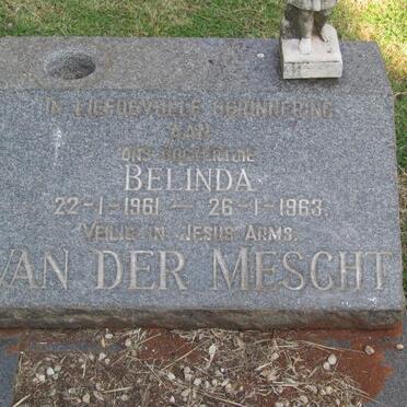 MESCHT Belinda, van der 1961-1963