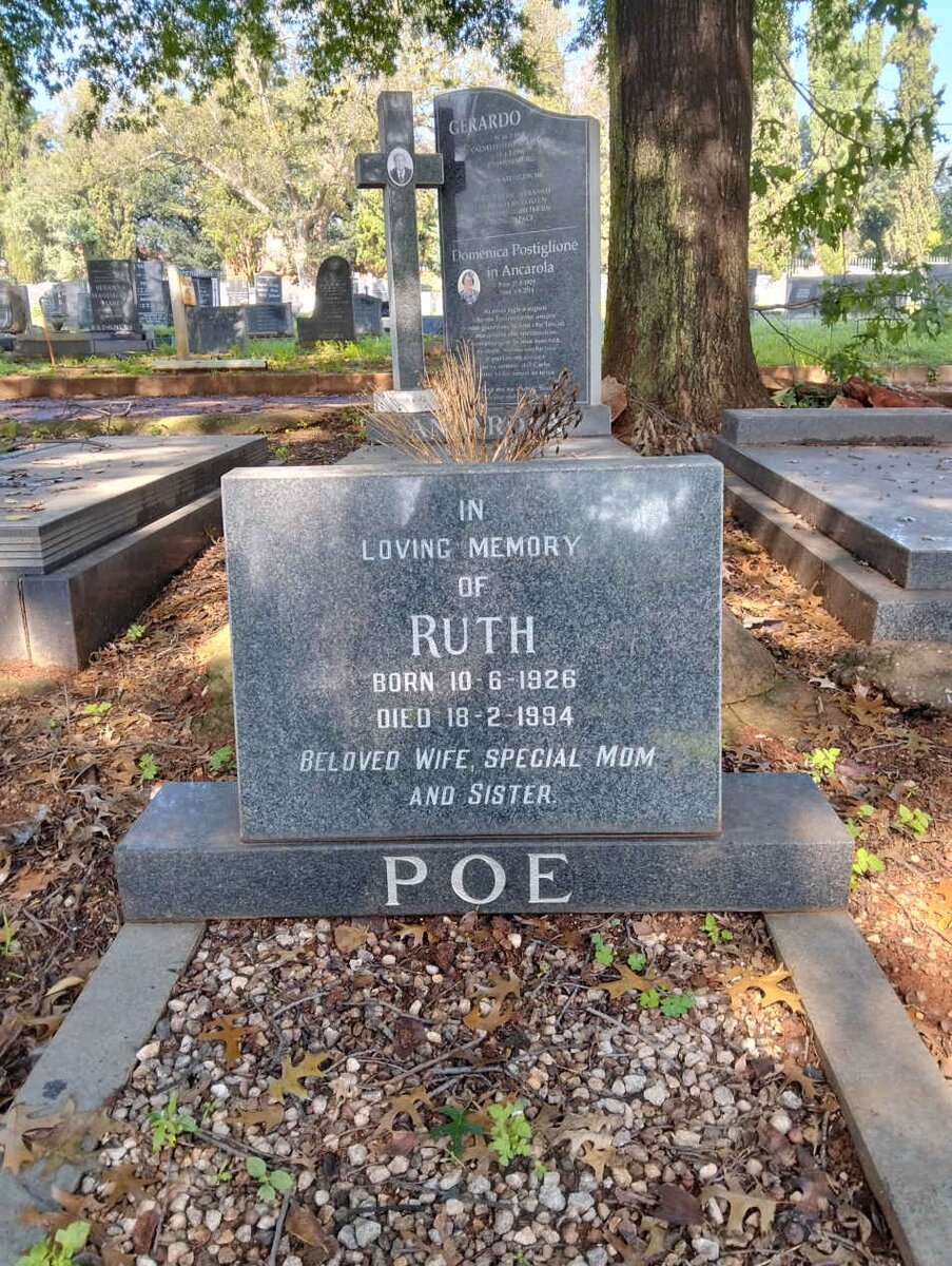 POE Ruth 1926-1994