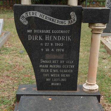 STAPELBERG Dirk Hendrik 1902-1976 &amp; Catharina Johanna 1910-