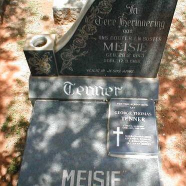 TENNER George Thomas 1935-2000::  TENNER Meisie 1943-1966