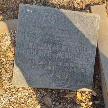 TOCHER William Sheriff 1907-1993 & Myrtle Henrietta 1904-1886