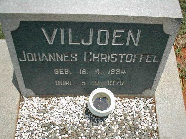 VILJOEN Johannes Christoffel 1884-1970