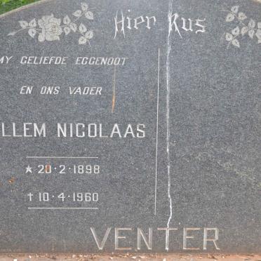 VENTER Willem Nicolaas 1898-1960