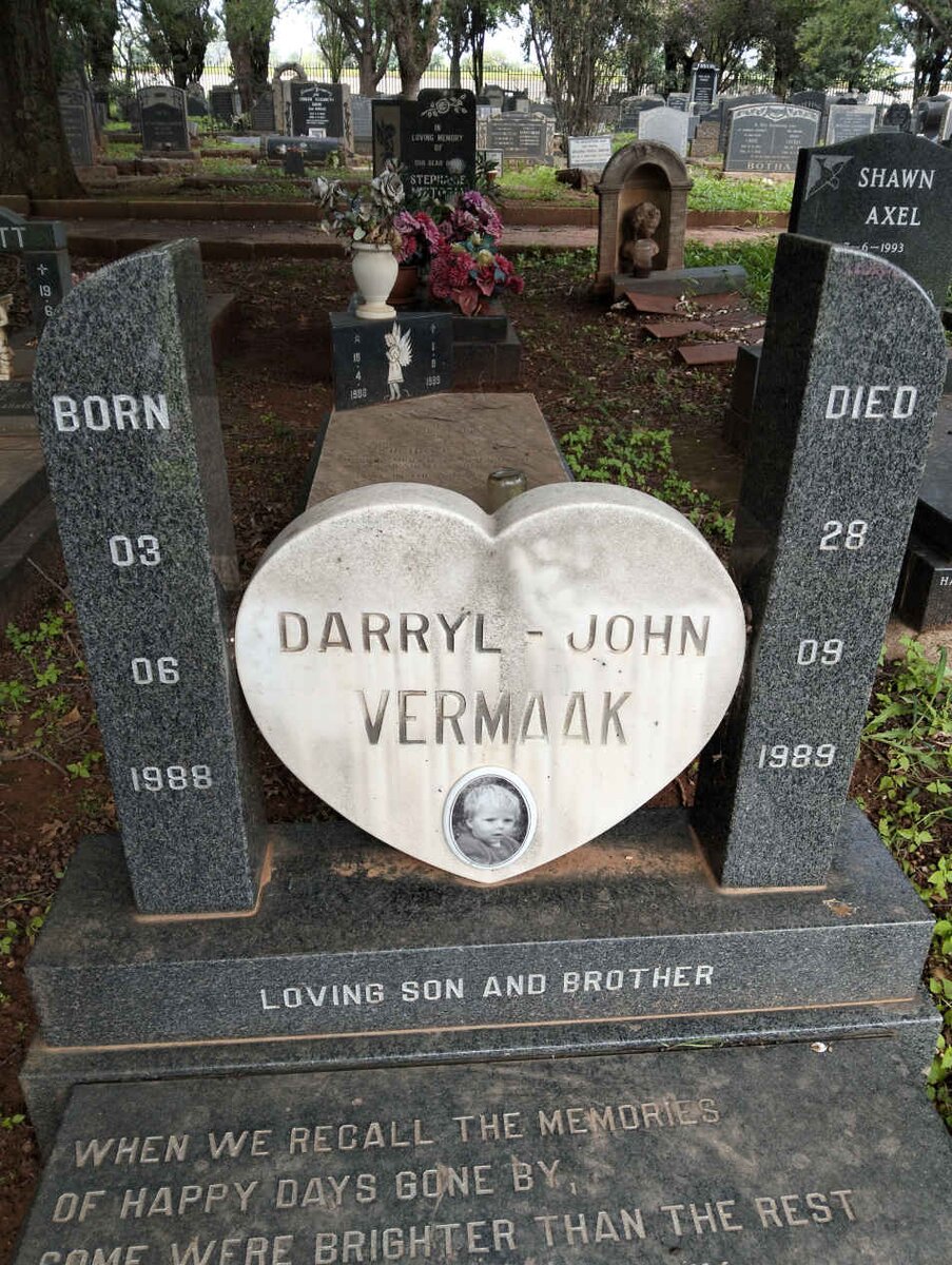 VERMAAK Darryl-John 1988-1989
