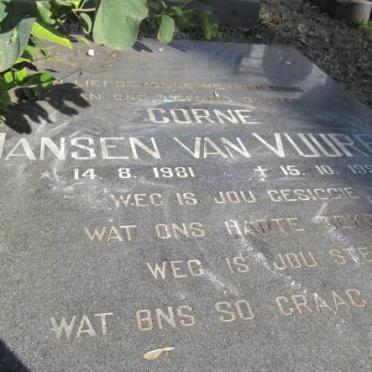 VUUREN Corne, Jansen van 1981-1990