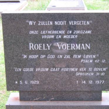 VOERMAN Roely 1929-1977