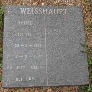WEISSHAUPT Heinz Otto 1928-1983