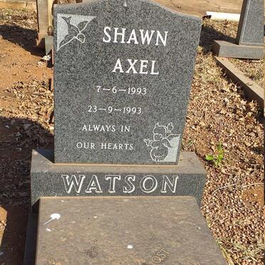 WATSON Shawn Axel 1993-1993
