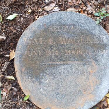 WAGENER Wal F. 1924-2000