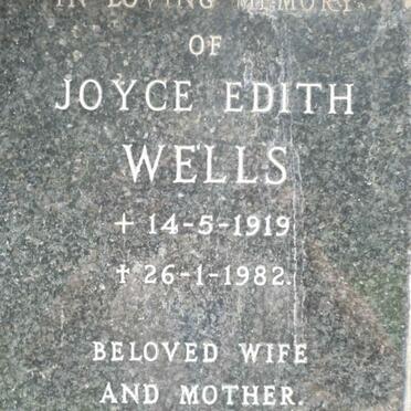 WELLS Joyce Edith 1919-1982