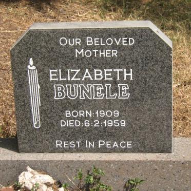 BUNELE Elizabeth 1909-1959