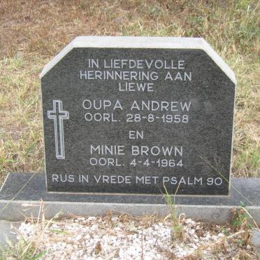 BROWN Andrew -1958 :: BROWN Minie -1964