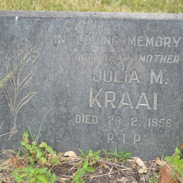 KRAAI Julia M. -1956