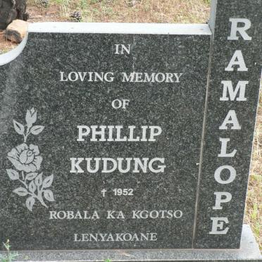 RAMALOPE Phillip Kudung -1952