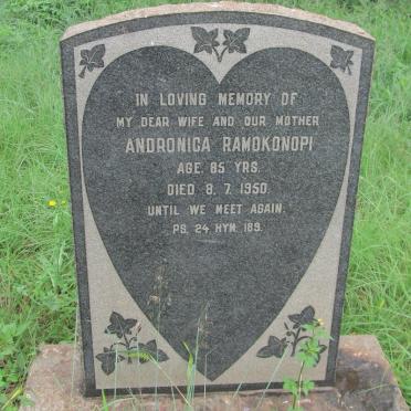 RAMOKONOPI Andronica -1950