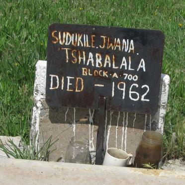 TSHABALALA Sudukile Jwana -1962