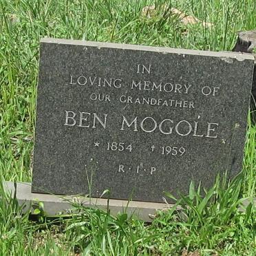 MOGOLE Ben 1854-1959