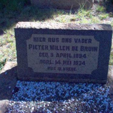 BRUIN Pieter Willem, de 1894-1934