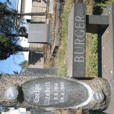 BURGER Evelyn Elizabeth 1914-1969
