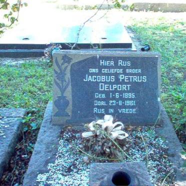 DELPORT Jacobus Petrus 1895-1961